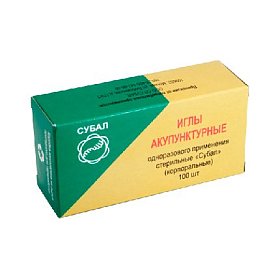 купить Иглы корпоральные Ø 0,25x40 мм витая ручка из меди 100 шт