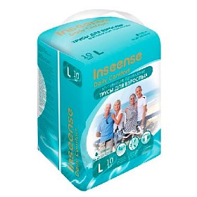 купить Подгузники-трусики для взрослых Inseense L 10 шт
