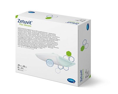 купить Повязка суперабсорбирующая Zetuvit Plus Silicone 20 х 20 см 10 шт