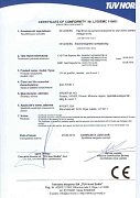 Сертификат соответствия №LVD/EMC 119/01