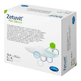 купить Повязка суперабсорбирующая Zetuvit Plus Silicone 12,5 х 12,5 см 10 шт