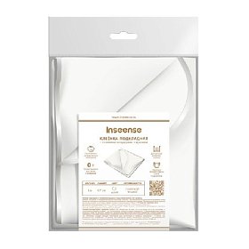 купить Клеёнка подкладная с ПВХ покрытием Inseense с тесьмой белая 0,7x1 м