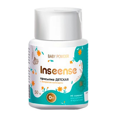 купить Присыпка детская Inseense с календулой 50 гр