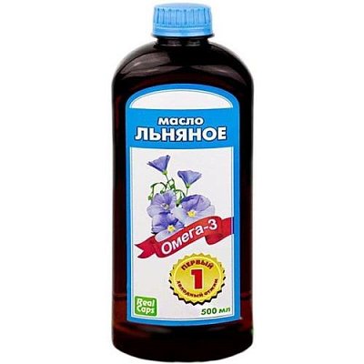 купить Льняное масло первый хол. отжим фл. 500мл.