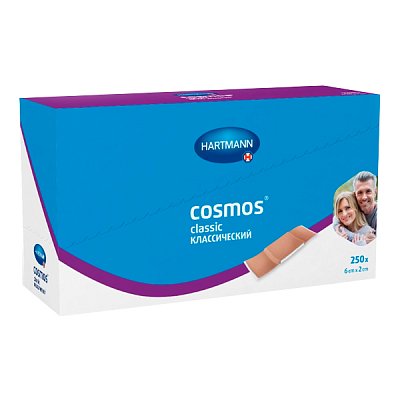 купить Пластырь Cosmos classic нестерильный 2х6 см 250 шт