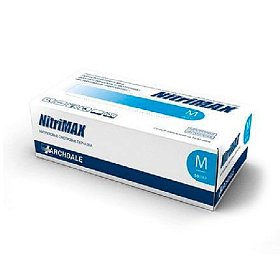 купить Перчатки смотровые NitriMax нитриловые неопудренные голубые L 50 пар