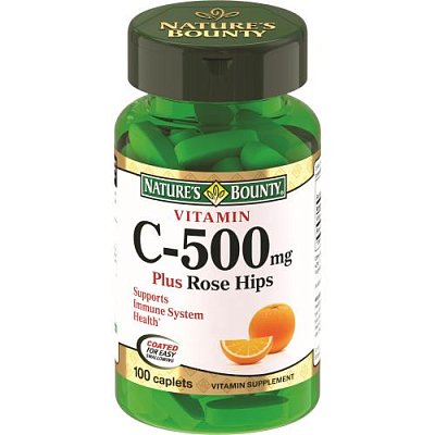 купить NATURES BOUNTY ВИТАМИН С 500МГ И ШИПОВНИК ТАБ. №100