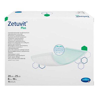 купить Повязка суперабсорбирующая Zetuvit Plus самоклеющаяся 20 х 25 см 10 шт