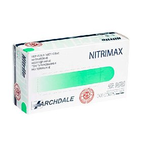 купить Перчатки нитриловые Archdale NitriMax диагностические смотровые неопудренные зеленые размер XS 50 пар