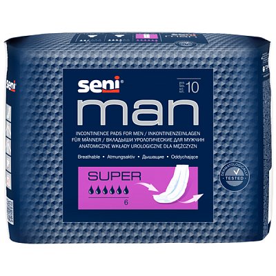 купить Вкладыши урологические для мужчин Seni Man Super 20 шт