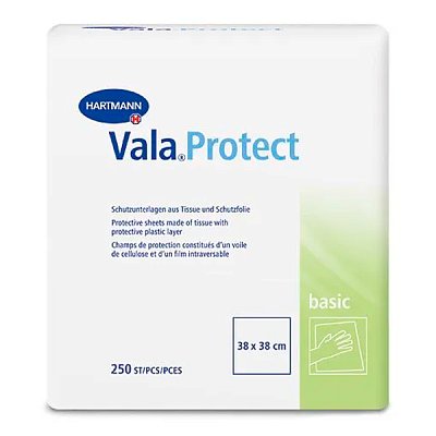 купить Защитные простыни Vala Protect basic 38х38 см из впитывающей ткани с герметичной пленкой 250 шт