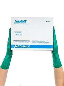 купить Перчатки EXTRAMax размер 6 стерильные хирургические зеленые 40 пар