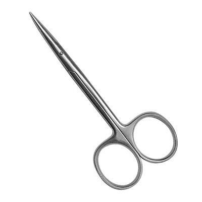 купить Ножницы глазные Strabismus тупоконечные прямые 110 мм