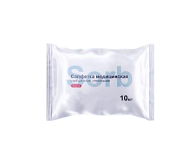 купить Салфетки EVERSMED стерильные марлевые, 8 сложений 7.5х7.5 см, 10 шт
