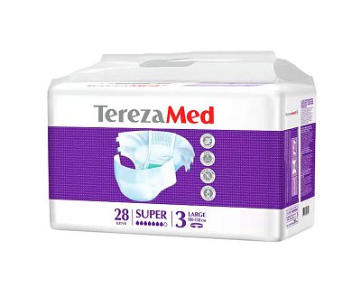 купить Подгузники для взрослых TEREZAMED Large Super 28 шт