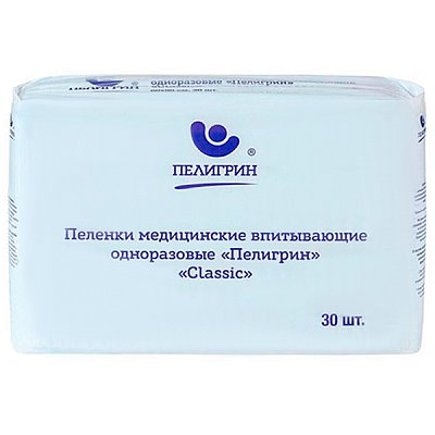 купить Пеленки Пелигрин Classic впитывающие 60х40 см 30шт