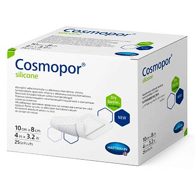 купить Повязка впитывающая из силикона Cosmopor silicone 10 х 8 см 25 шт