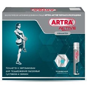 купить Артра Актив черная смородина раствор фл. 25мл №14