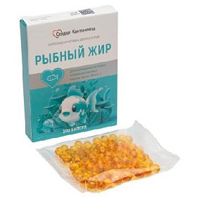 купить Рыбный жир Сердце Континента капс. 330мг №100