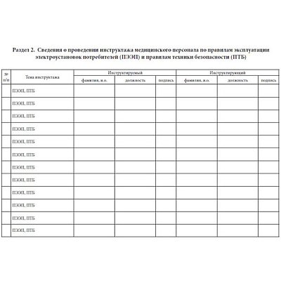 купить Журнал технического обслуживания медицинской техники