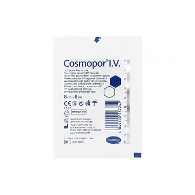 купить Повязка для фиксации катетера Cosmopor I.V. 8х6 см 50 шт