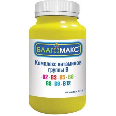 купить Благомакс Комплекс вит. В капс. №90